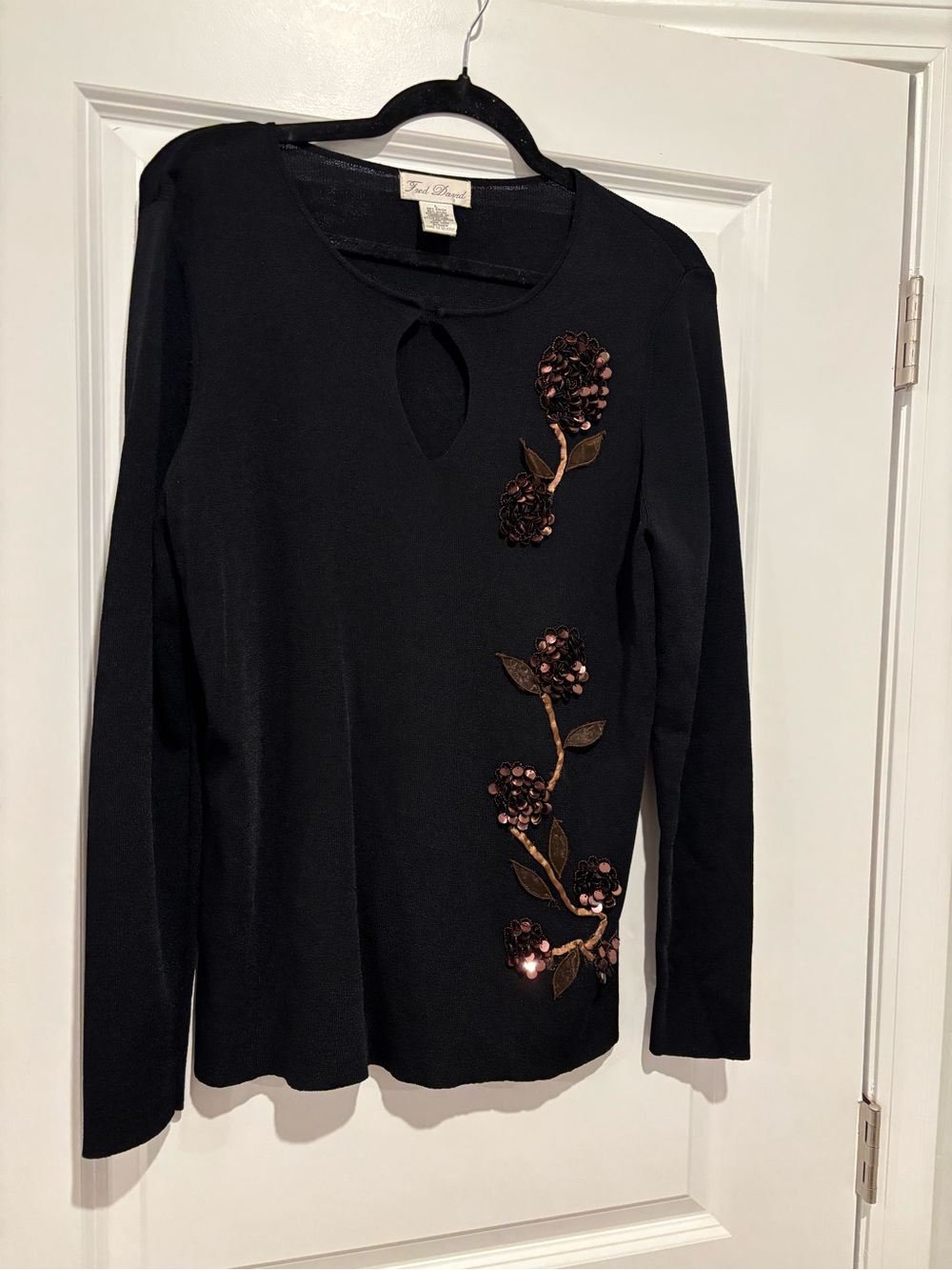 vintage Fred David long-sleeve